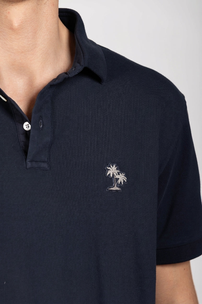 Leopardi polo homme en piqué ①
