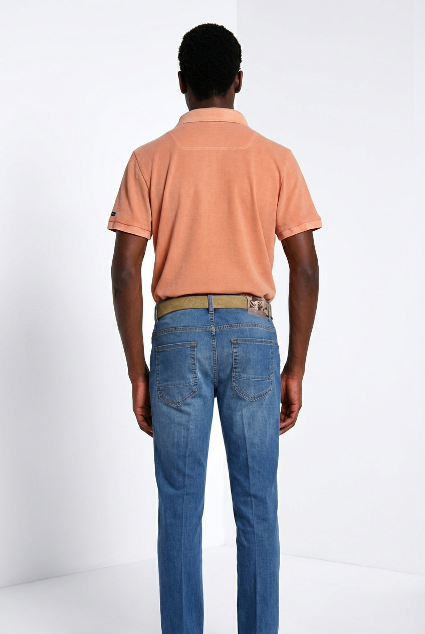 Leopardi delamere polo homme en piquet