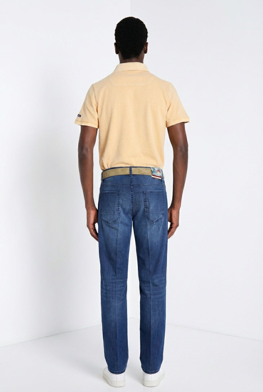 Leopardi delamere men's polo shirt in piquet