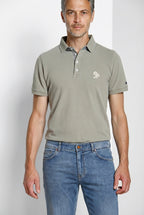 Leopardi delamere men's polo shirt in piquet