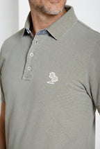 Leopardi delamere men's polo shirt in piquet