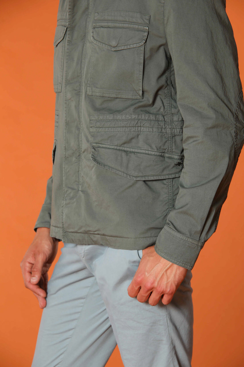 Field Jacket M74 Men in lightweight stretch pima cotton twill ①