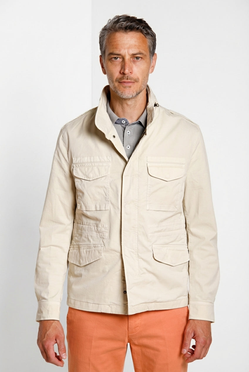 Jacket M74 delamere men's jacket in twill stretch