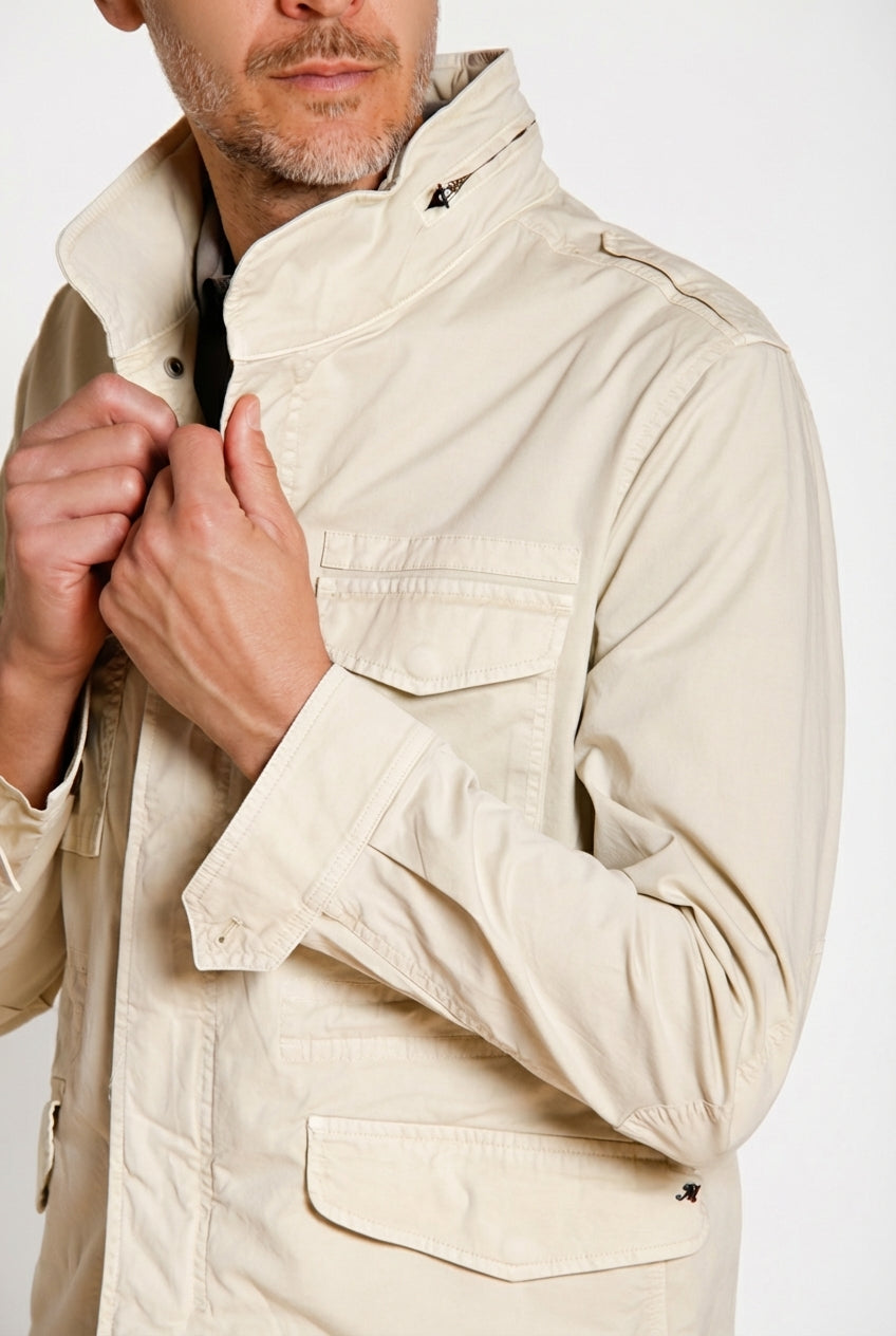 Jacket M74 delamere men's jacket in twill stretch