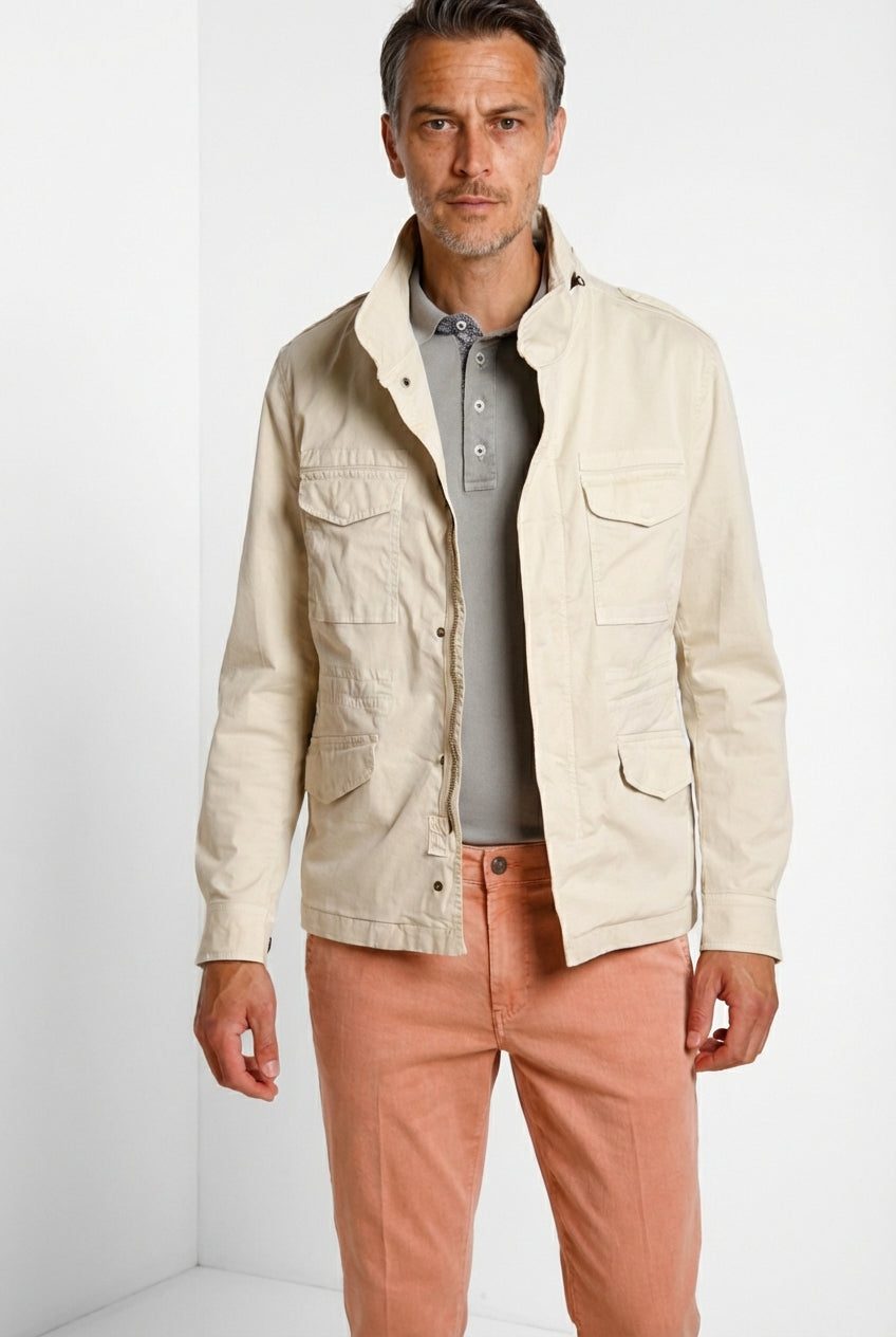Jacket M74 delamere men's jacket in twill stretch