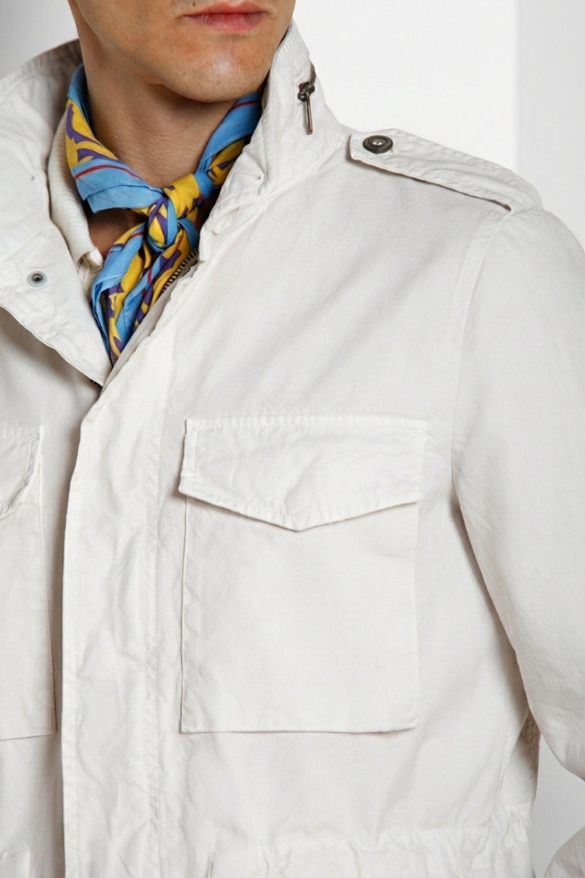 Field Jacket M74 men's jacket in oxford canvas ①