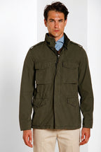 Field Jacket M74 men's jacket in oxford canvas ①