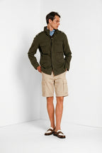 Field Jacket M74 men's jacket in oxford canvas ①