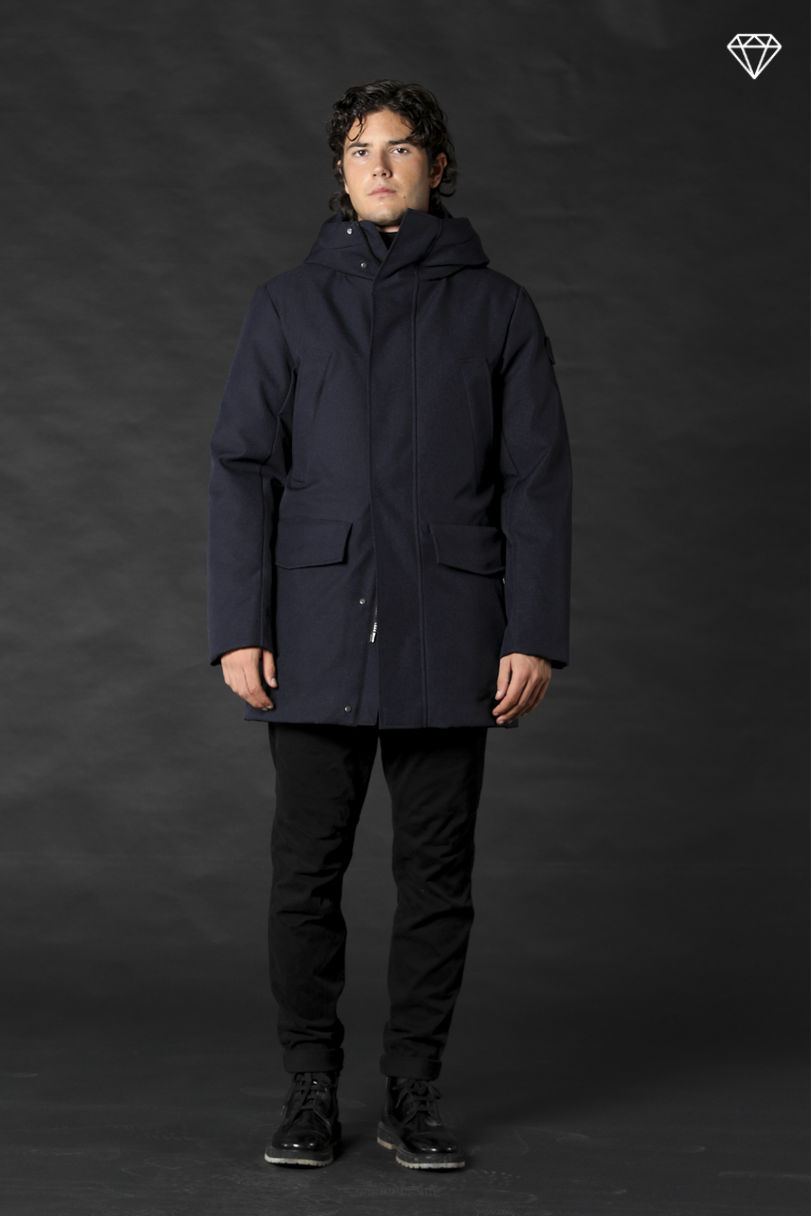 Immagine 5 di Salt Lake Parka uomo in nylon limited edition regular fit colore blu scuro di Mason's