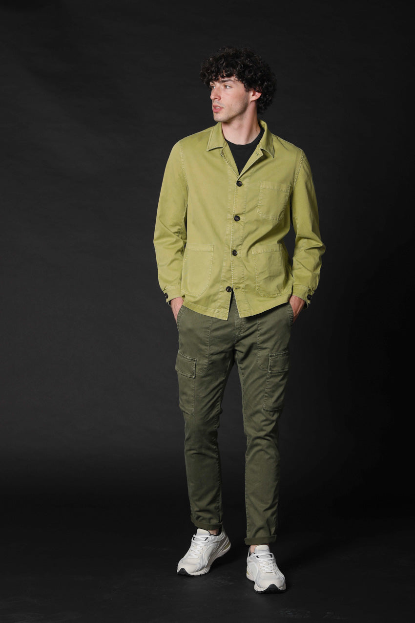 M74 Work Jacket field jacket homme logo edition en coton et tencel ①