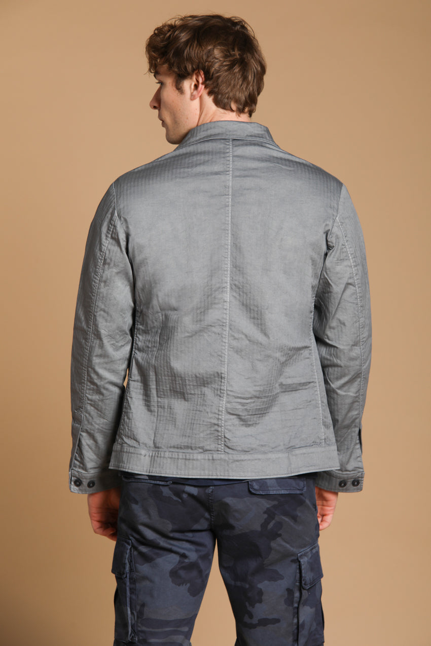 James overshirt uomo in cotone chevron