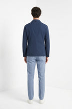 Work men's overshirt jacket in oxford canvas ①