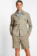 Work Jacket Herren Overshirt aus Canvas Oxford ①