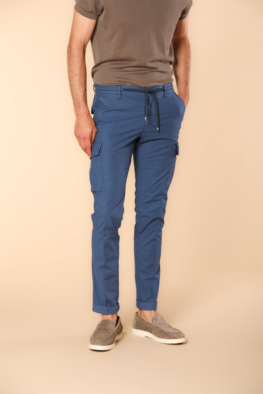 Chile Jogger Men's cargo pants in parachute fabric Extra Slim Fit