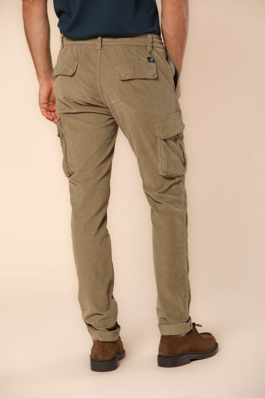 Chile Jogger pantalon cargo pour homme en velours  1500 rayures coupe extra slim