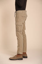 Foto 3 Chile Jogger pantalone cargo uomo in velluto 1500 righe extra slim fit