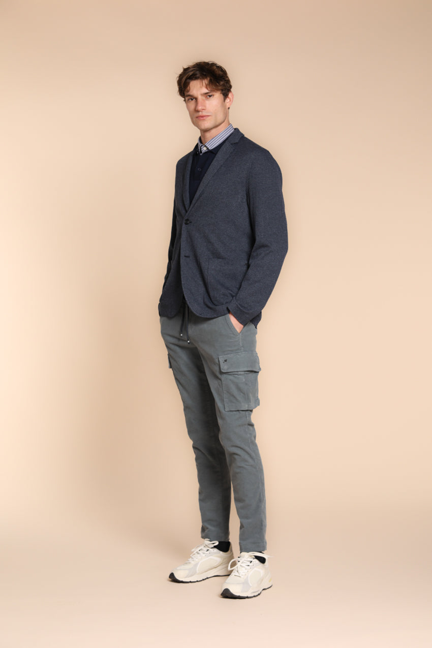 Foto 3 Chile Jogger pantalone cargo uomo in velluto 1500 righe extra slim fit