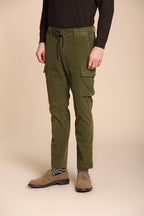 Foto 1 Chile Jogger pantalone cargo uomo in velluto 1500 righe extra slim fit