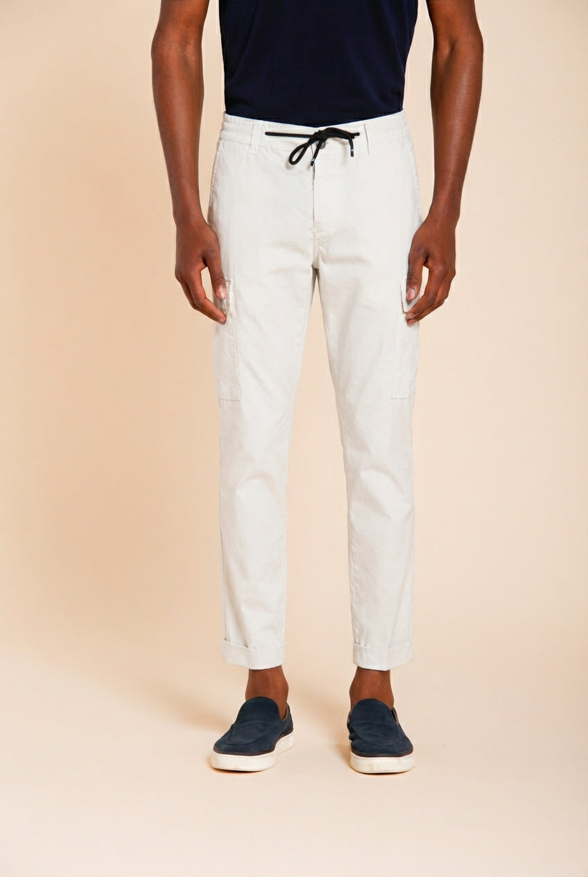 Chile Jogger pantalon cargo homme en toile parachute lyocell et coton extra slim fit