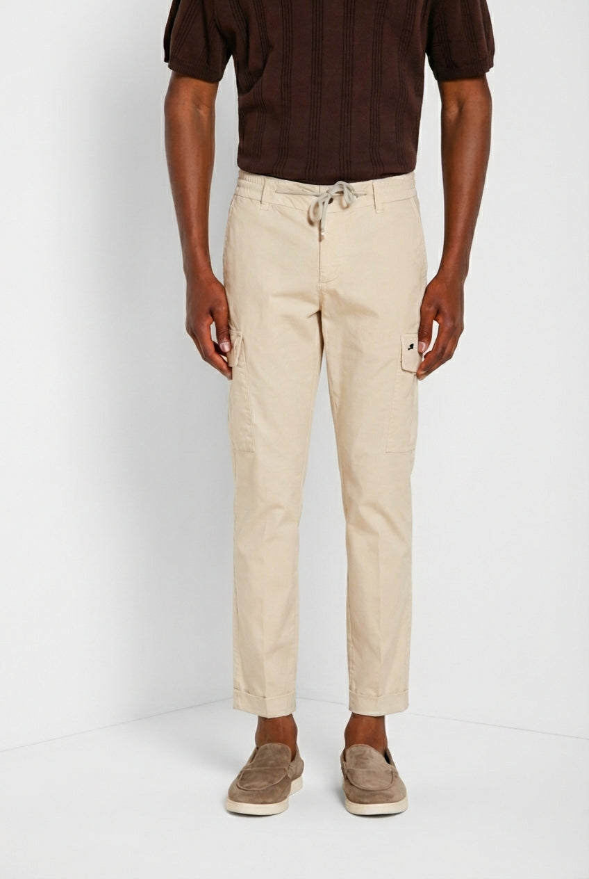 Chile Jogger Herren Cargohose aus Lyocell und Baumwolle Fallschirm-Canvas extra slim fit