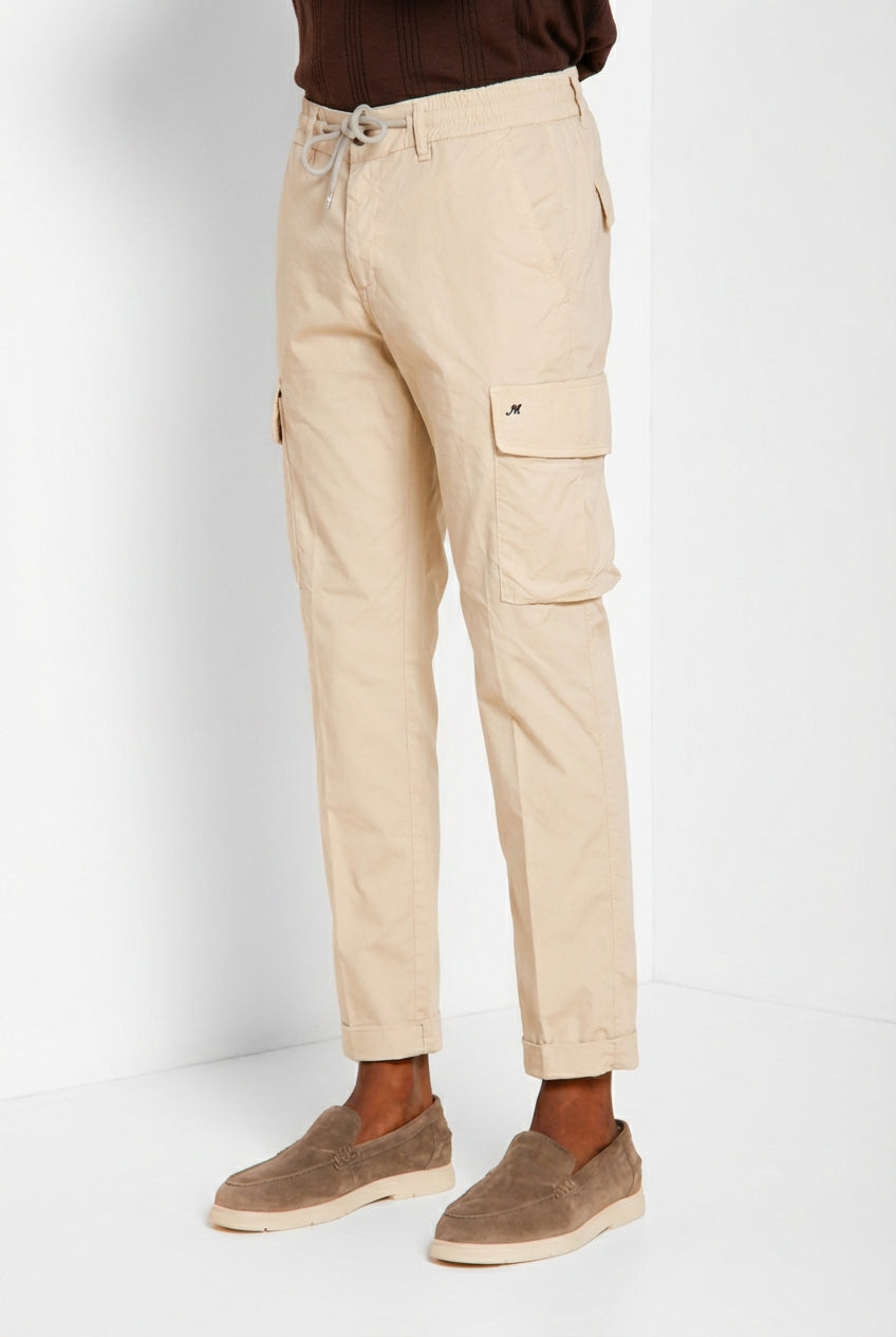 Chile Jogger Herren Cargohose aus Lyocell und Baumwolle Fallschirm-Canvas extra slim fit