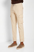 Chile Jogger Herren Cargohose aus Lyocell und Baumwolle Fallschirm-Canvas extra slim fit