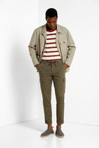 Chile Jogger pantalone cargo uomo in tela paracadute lyocell e cotone extra slim fit