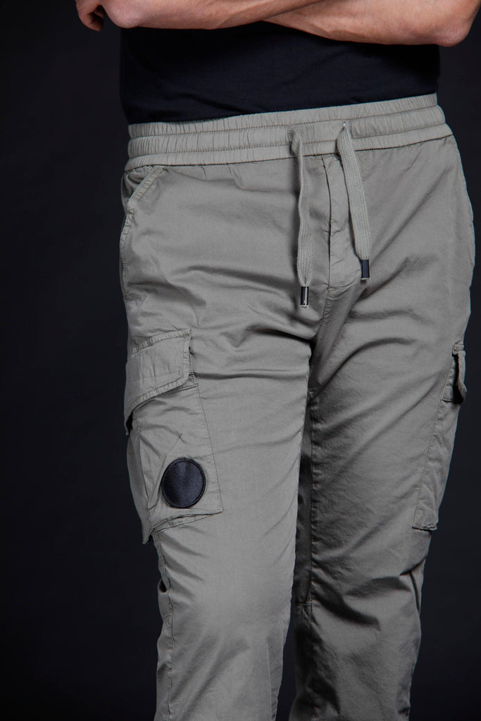 Chile Sport City man cargo pants in nylon and cotton Logo edition carrot fit