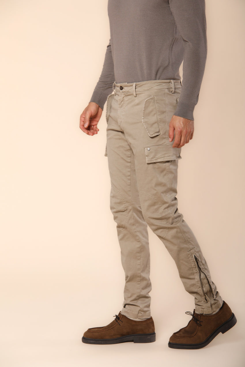 Bolivia men's cargo pants in gabardine regular fit