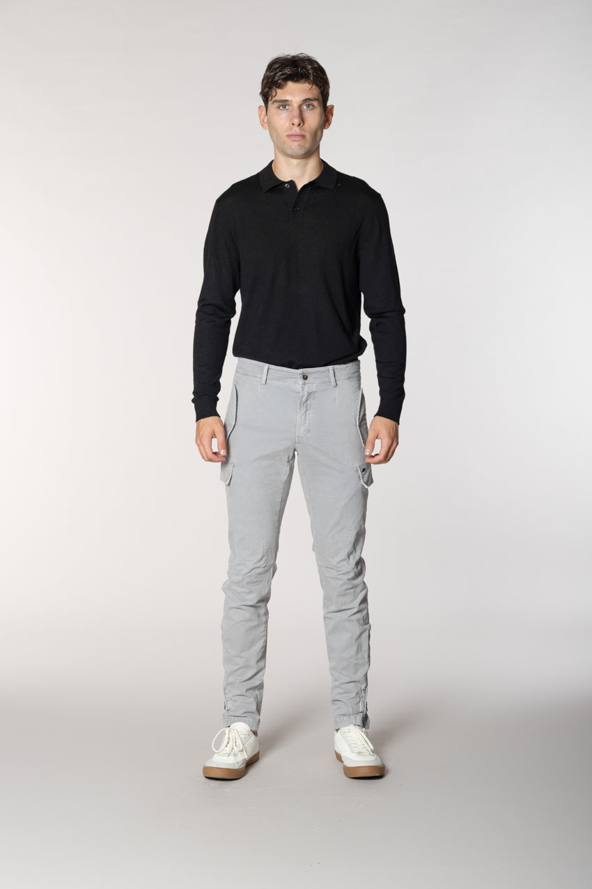 Bolivia pantalon cargo homme en gabardine regular fit