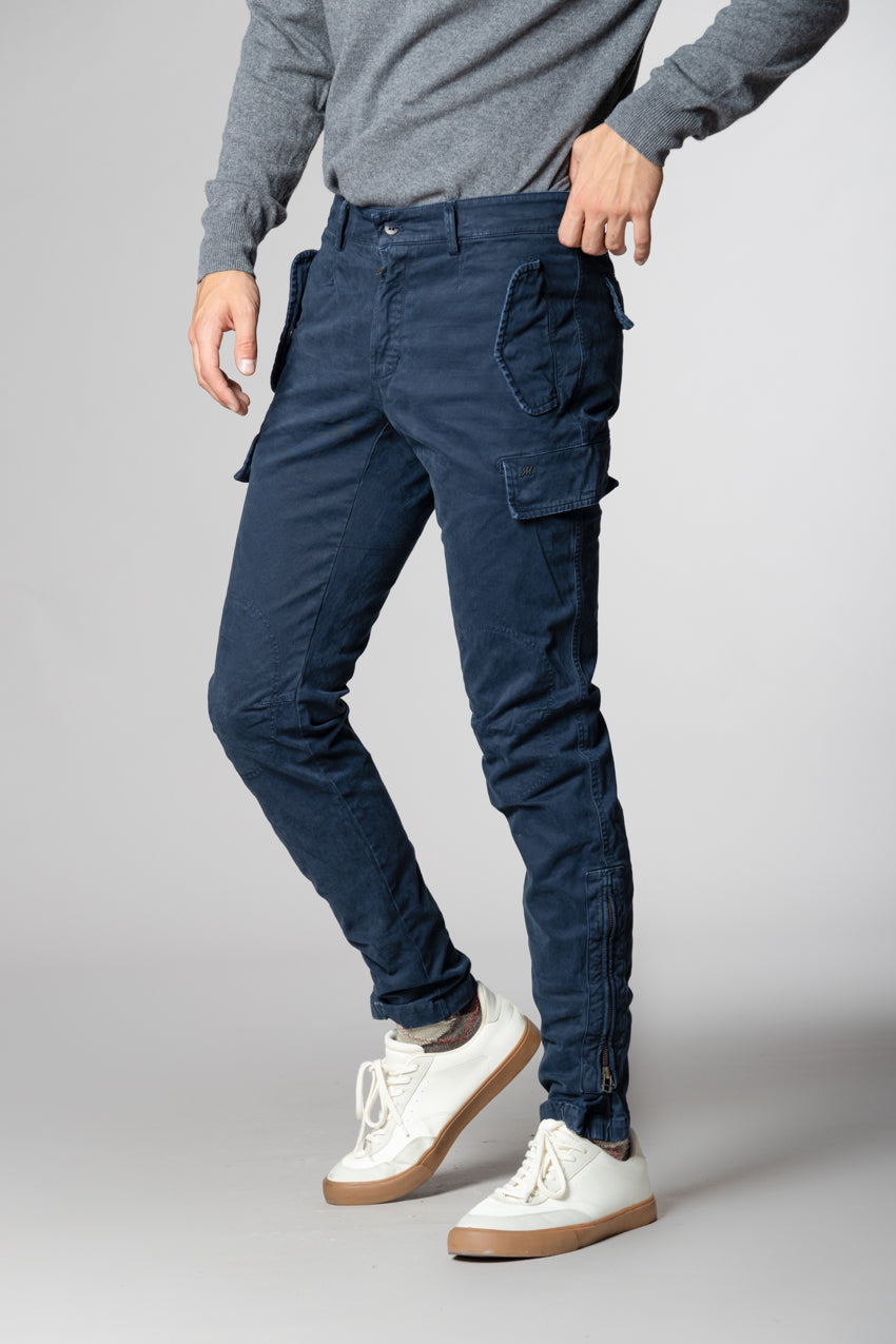 Bolivia pantalon cargo homme en gabardine regular fit