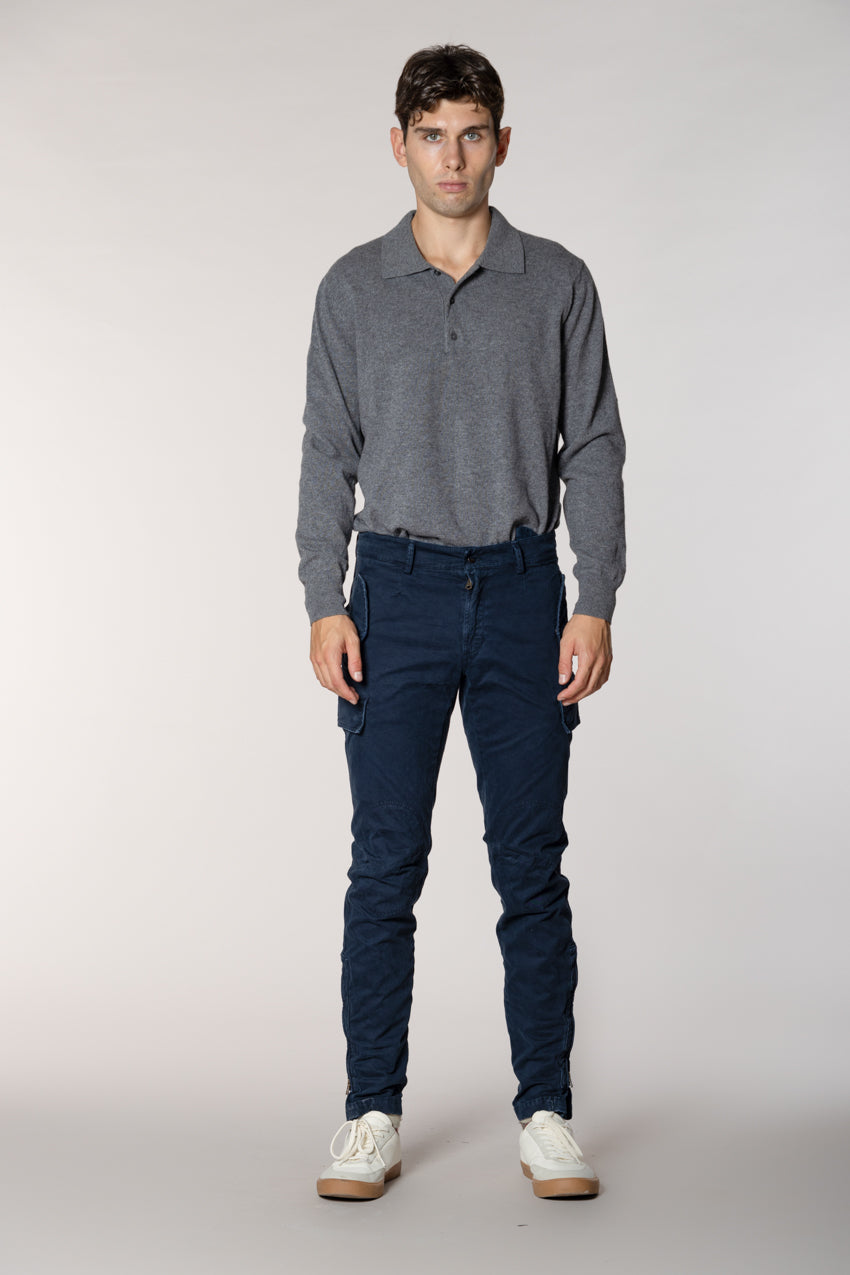 Bolivia pantalon cargo homme en gabardine regular fit