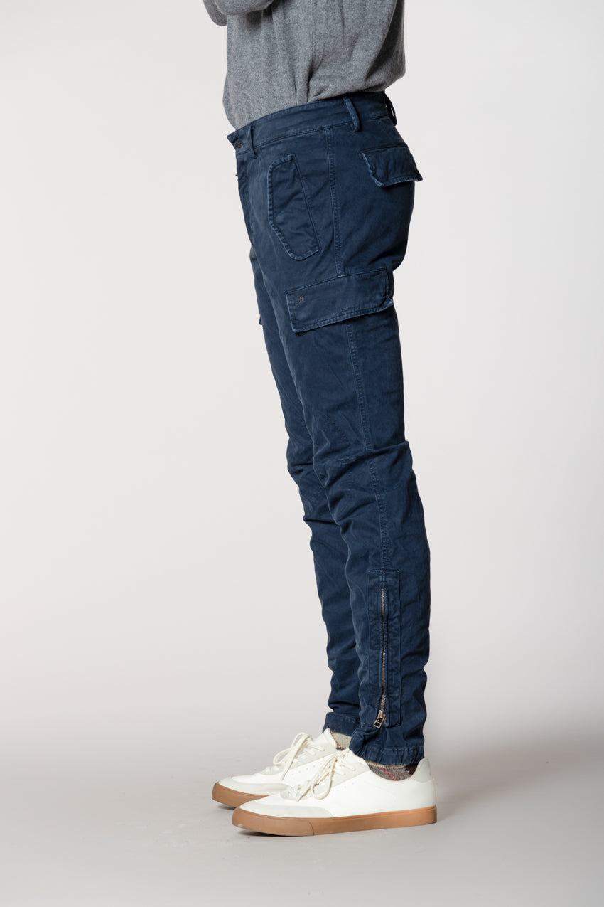 Bolivia pantalon cargo homme en gabardine regular fit