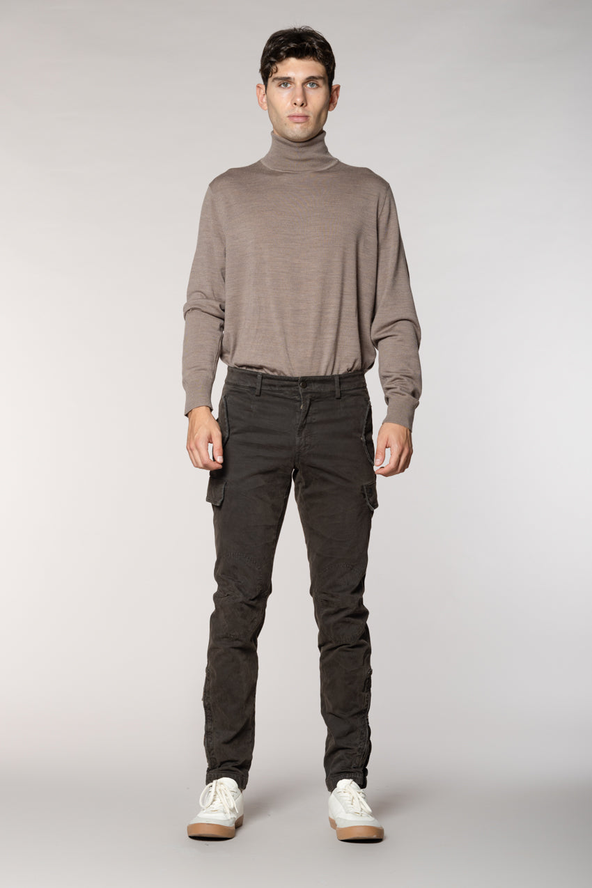 Bolivia pantalon cargo homme en gabardine regular fit