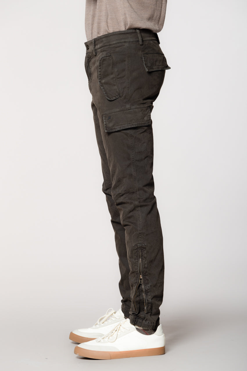 Bolivia pantalon cargo homme en gabardine regular fit