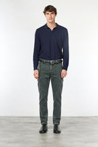Bolivia pantalon cargo homme en gabardine regular fit
