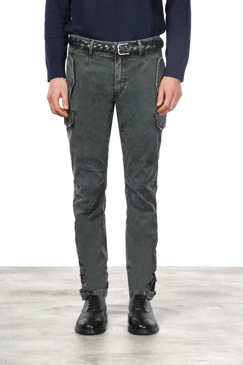 Bolivia pantalon cargo homme en gabardine regular fit
