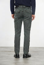 Bolivia pantalon cargo homme en gabardine regular fit
