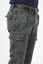 Bolivia pantalon cargo homme en gabardine regular fit

