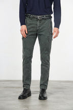 Bolivia pantalon cargo homme en gabardine regular fit
