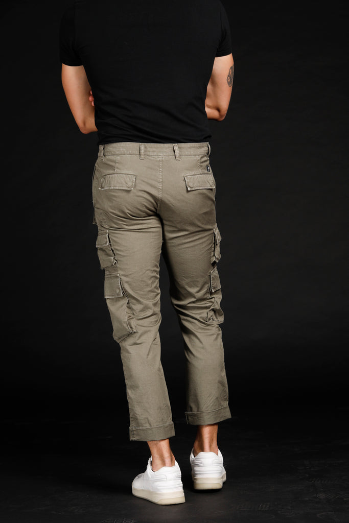 Caracas man cargo pants in stretch cotton limited edition regular ①