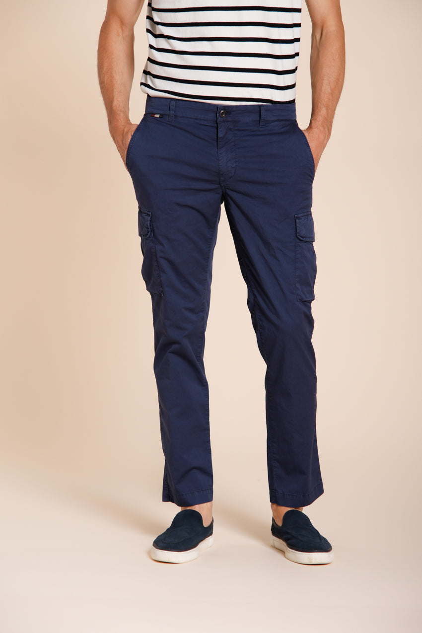 Chile men's cargo pants in stretch gabardine regular fit