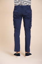 Chile pantalone cargo uomo in gabardina stretch regular fit