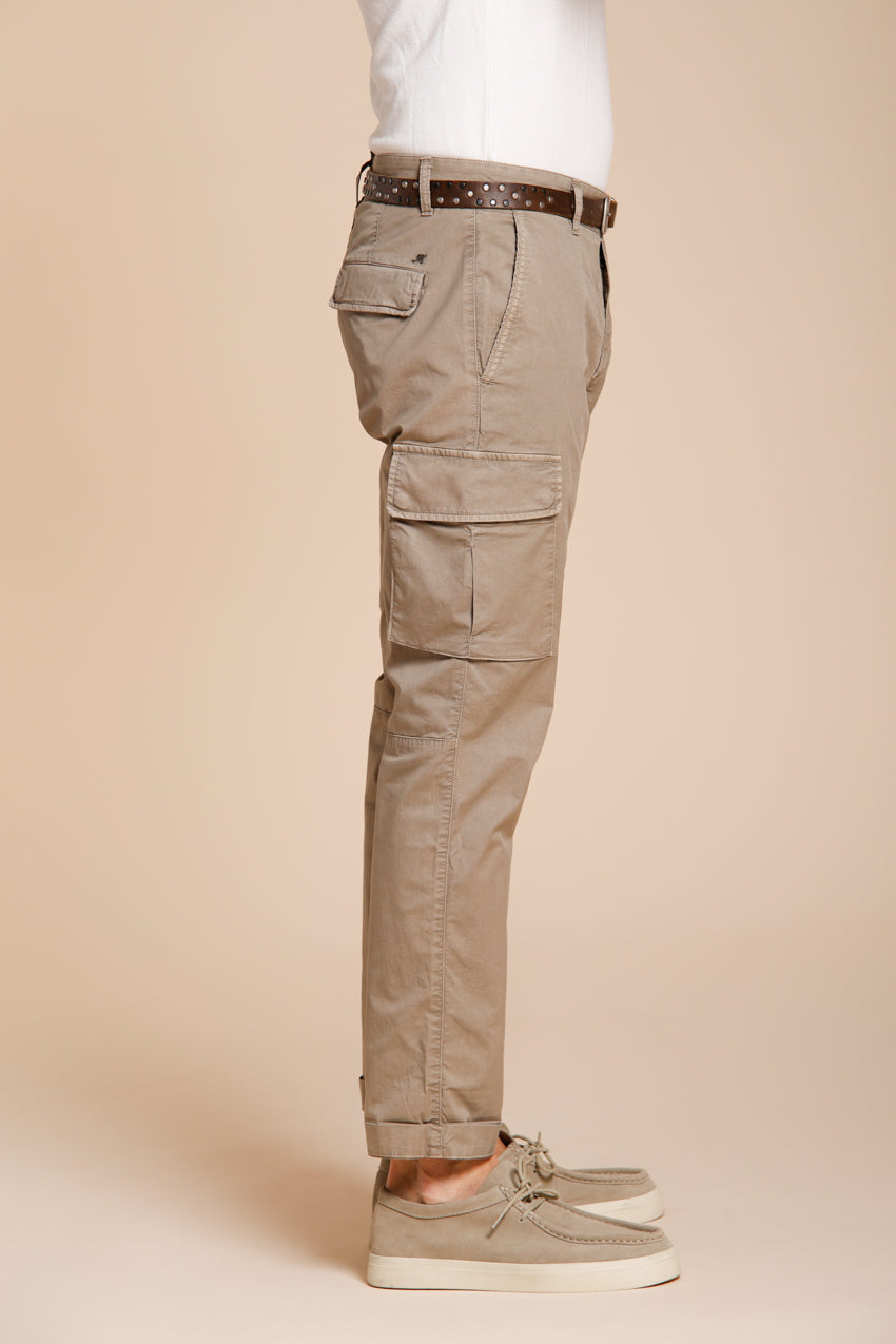 Chile men's cargo pants in stretch gabardine regular fit