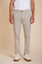 Chile pantalon cargo homme en gabardine stretch regular fit