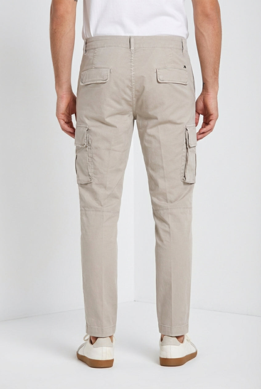 Chile pantalon cargo homme en gabardine stretch regular fit