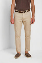 Chile pantalon cargo homme en gabardine stretch regular fit