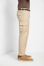 Chile pantalon cargo homme en gabardine stretch regular fit