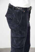 Chile men’s cargo pants in wide-wale velvet with regular fit
