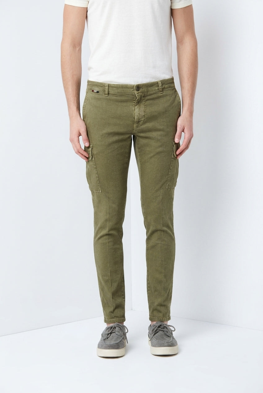 Chile Delamere Hose Cargo Herren aus Twill Leinen und Baumwolle regular fit